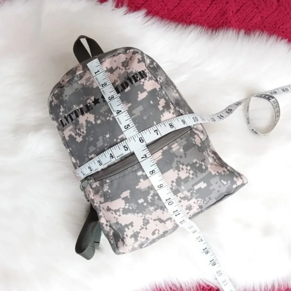 Disney Green Canteen & Kids Camouflage Backpack